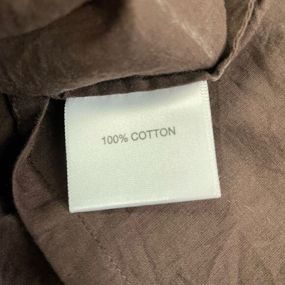 Vintage Tory Burch Women’s Size 6 Brown Long Sleeve Blouse Top Shirt Tassle - Picture 7 of 7